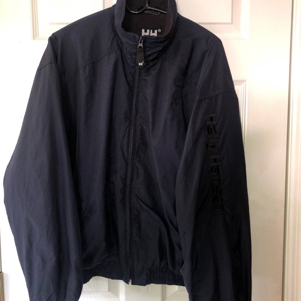 Helly Hansen navy blue bomber style jacket - Picture 2 of 6